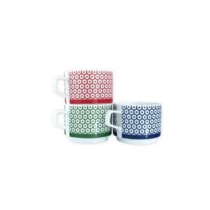 MoMA x Marguerita Mergentime Shield & Dots Stacking Mugs, Set of 3 ✨RARE✨